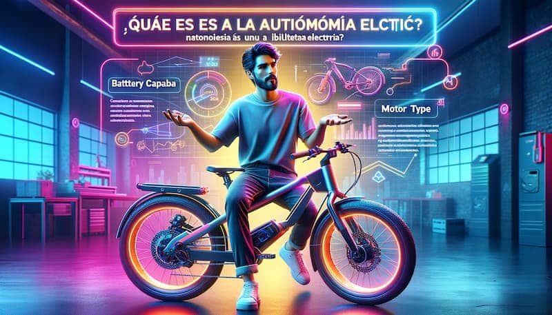 Joven escogiendo la mejor bicicleta eléctrica. Comparativa de Bicicletas Eléctricas ¿Cuál Ofrece Mejor Autonomía?